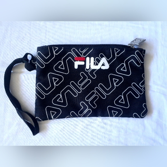 2/$15! FILA travel pouch in black, white, and red. - Picture 8 of 8